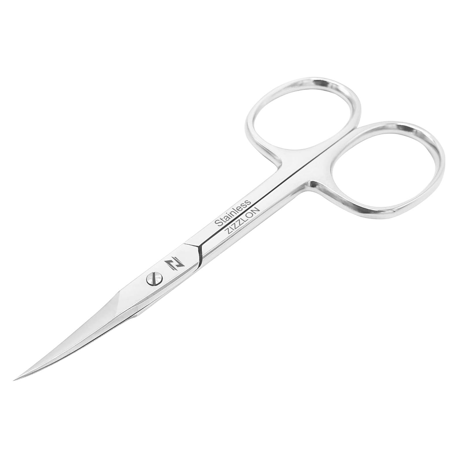 Tijeras de Cutícula Curvadas ZIZZLON de Acero Inoxidable