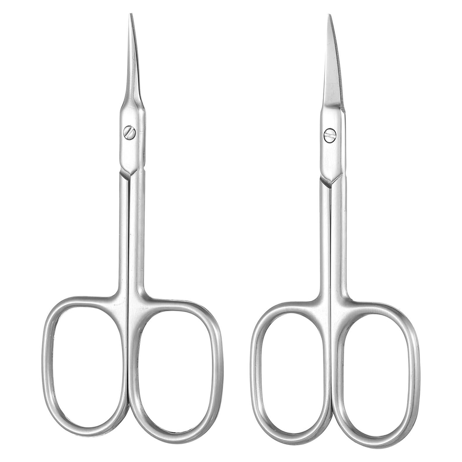 Paquete de 2 Tijeras de Cutícula Xyembu Acero Inoxidable 19.5 cm