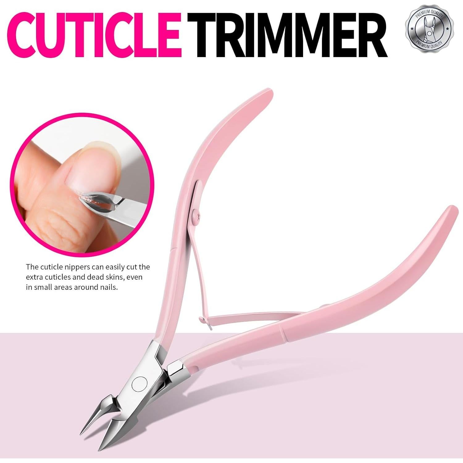 Kit de Uñas FANDAMEI con Cortador y Limas de Vidrio