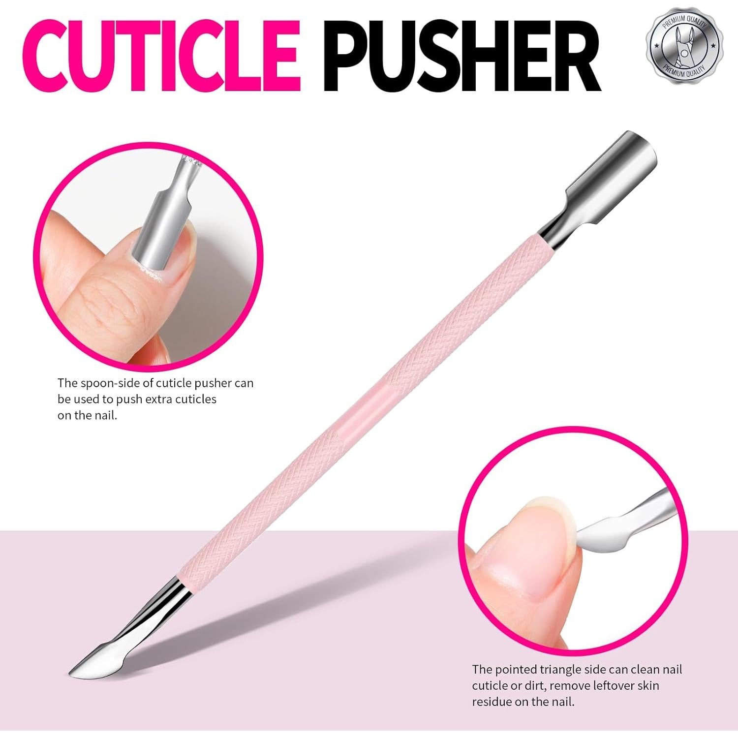 Kit de Uñas FANDAMEI con Cortador y Limas de Vidrio