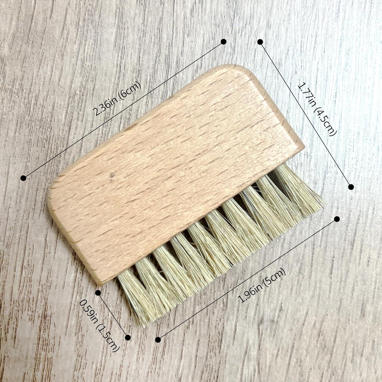 Cepillo de Uñas de Madera Jaasuee Compacto 6.5x6.4cm