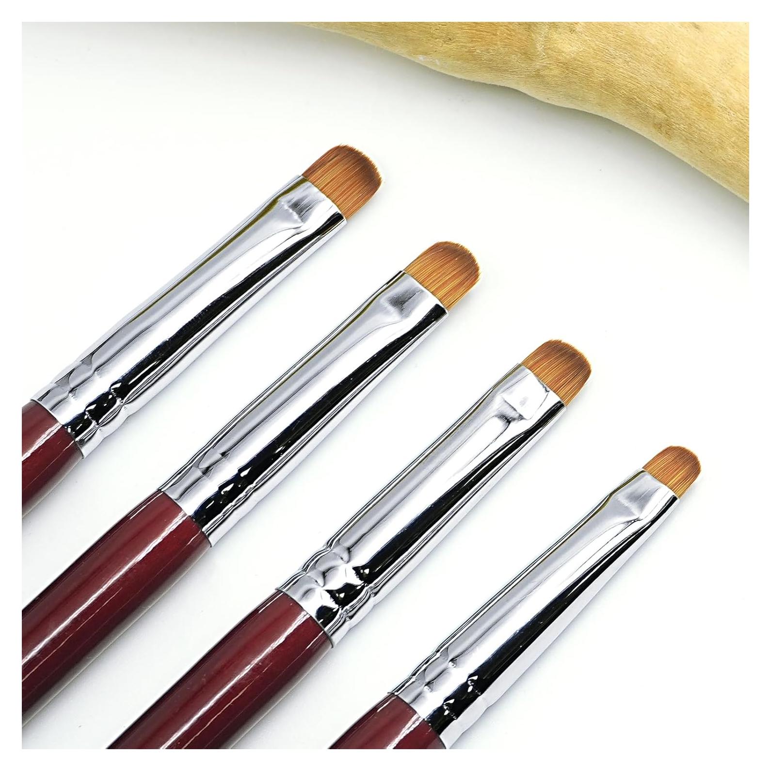 4 Pinceles de Limpieza y Bolígrafos Aridito para Manicura