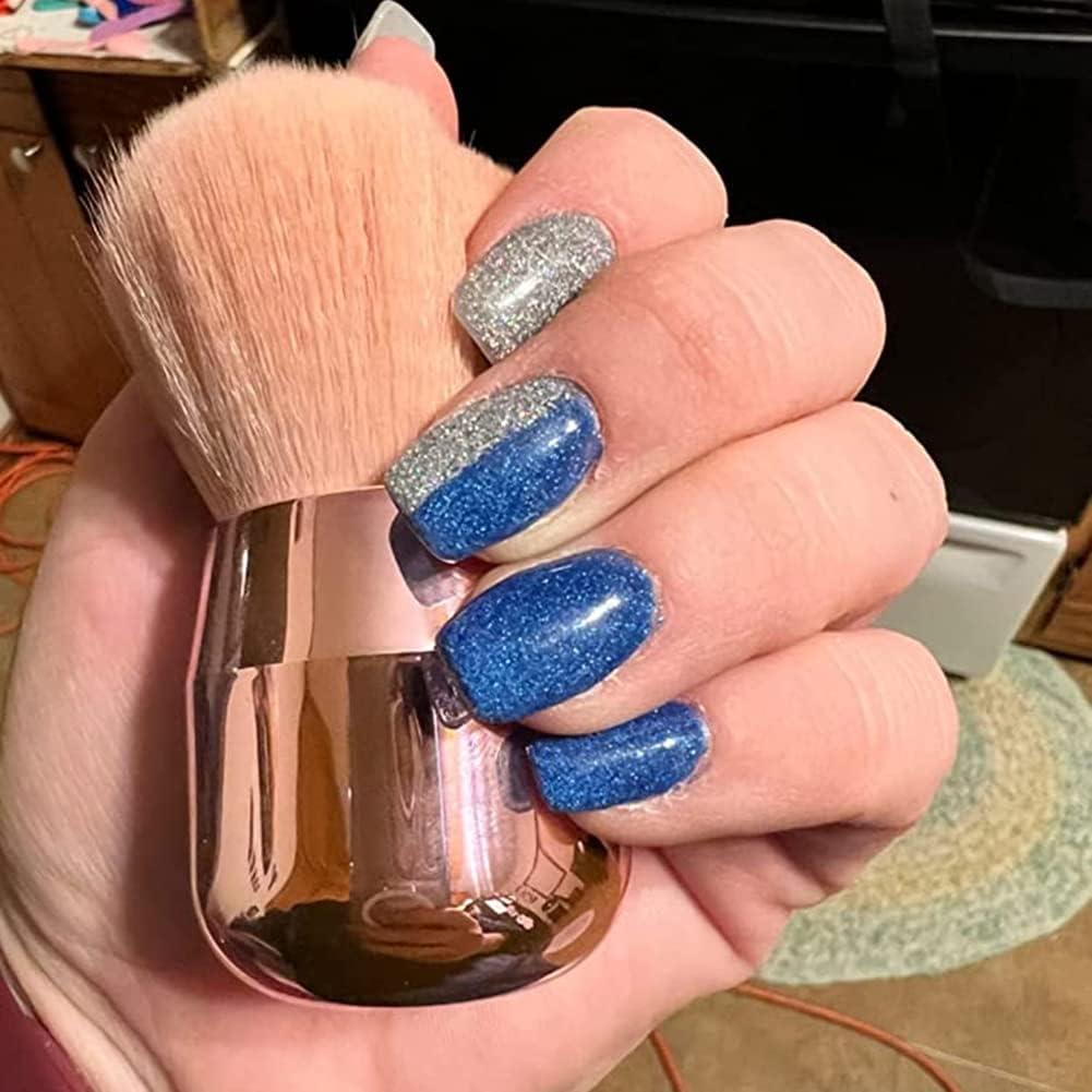 Brocha para Polvo de Uñas Rungang - Mango Rosa 8.1cm