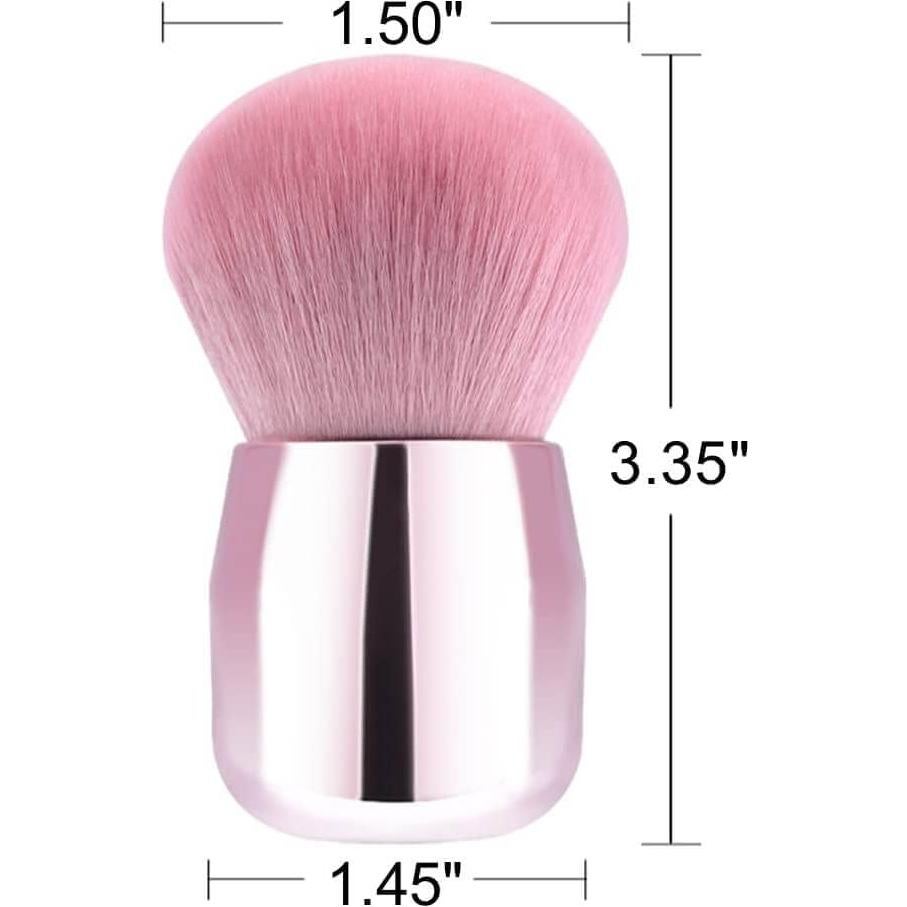 Brocha para Polvo de Uñas Rungang - Mango Rosa 8.1cm