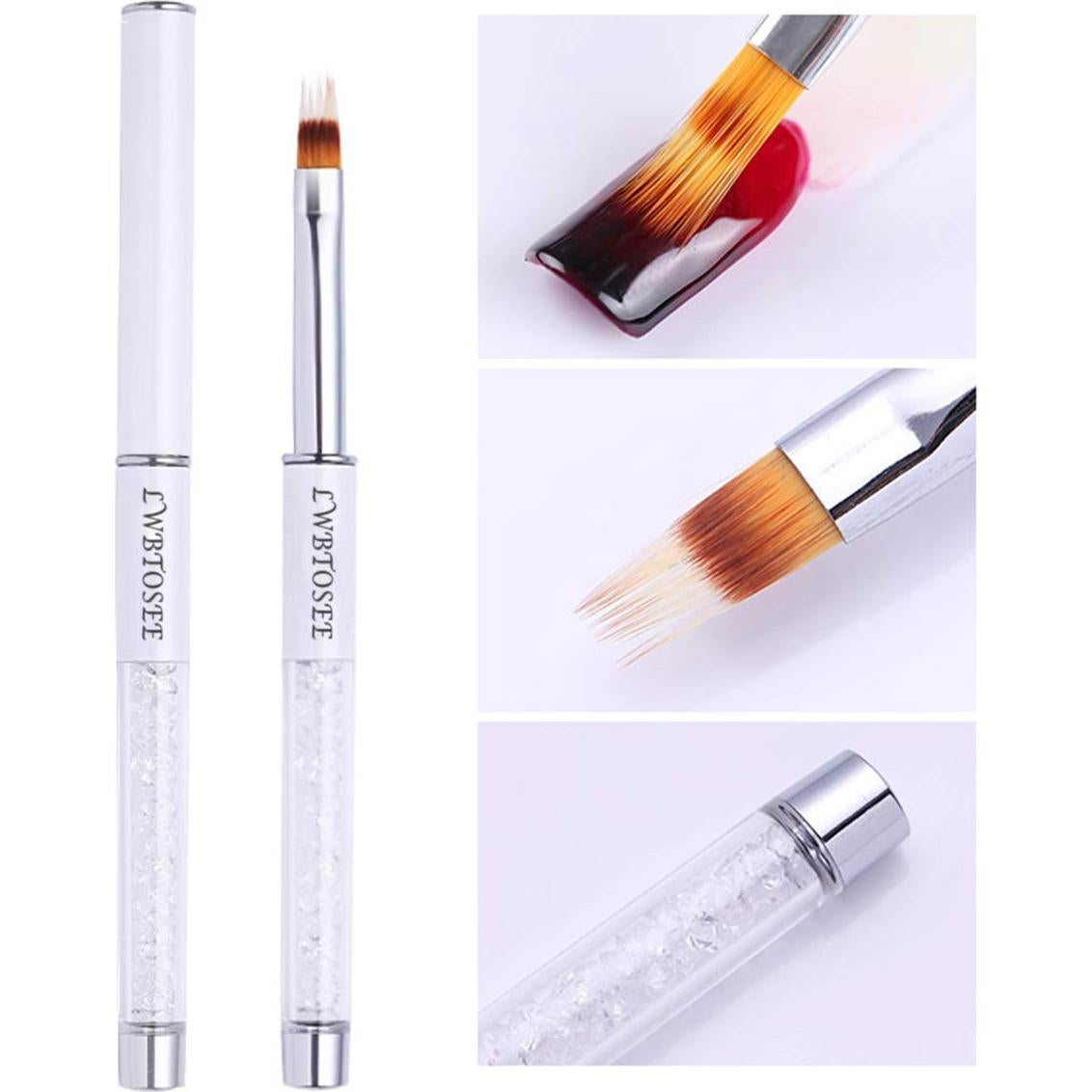 Pincel Ombre para Uñas LWBTOSEE 2PCS Gel UV Alta Calidad