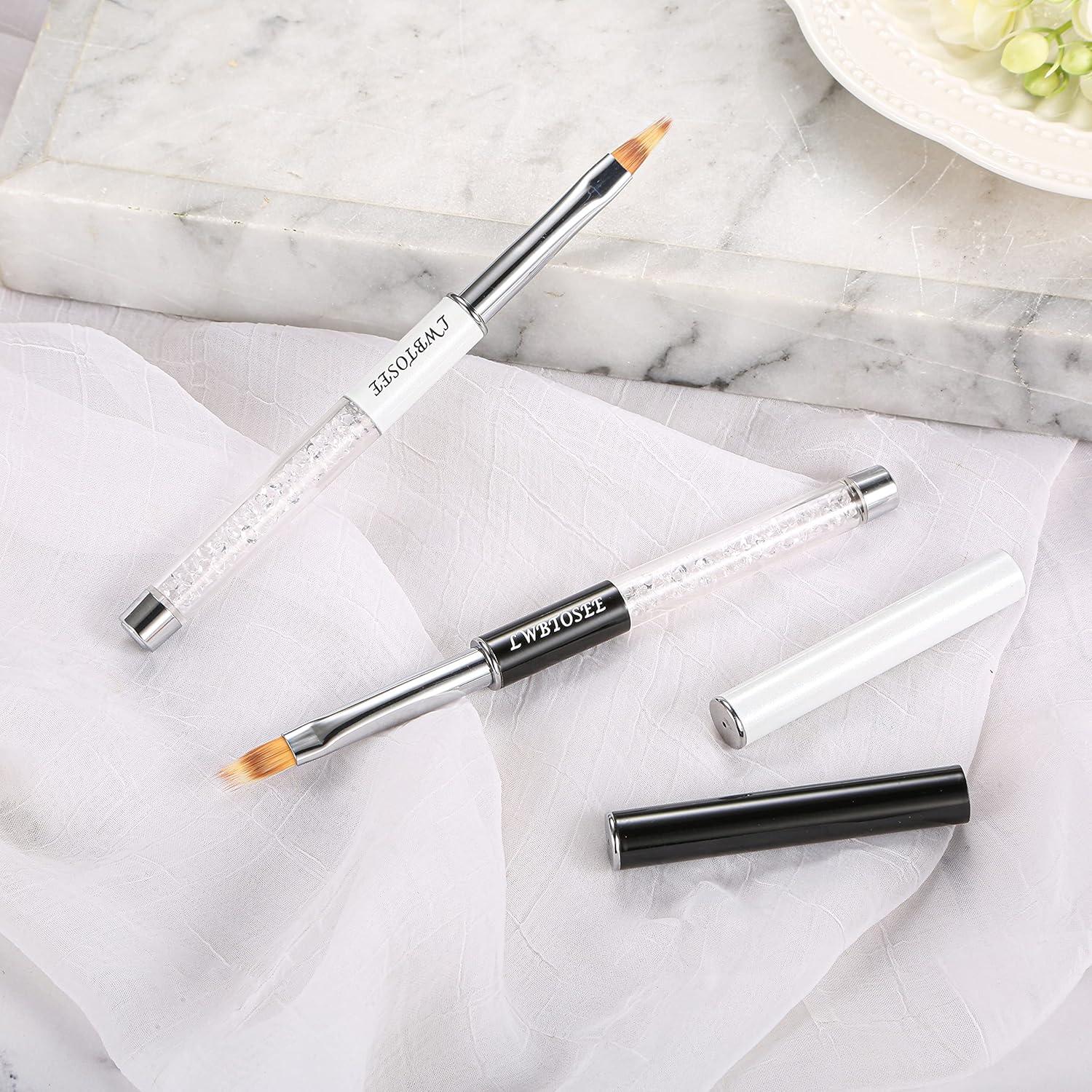 Pincel Ombre para Uñas LWBTOSEE 2PCS Gel UV Alta Calidad