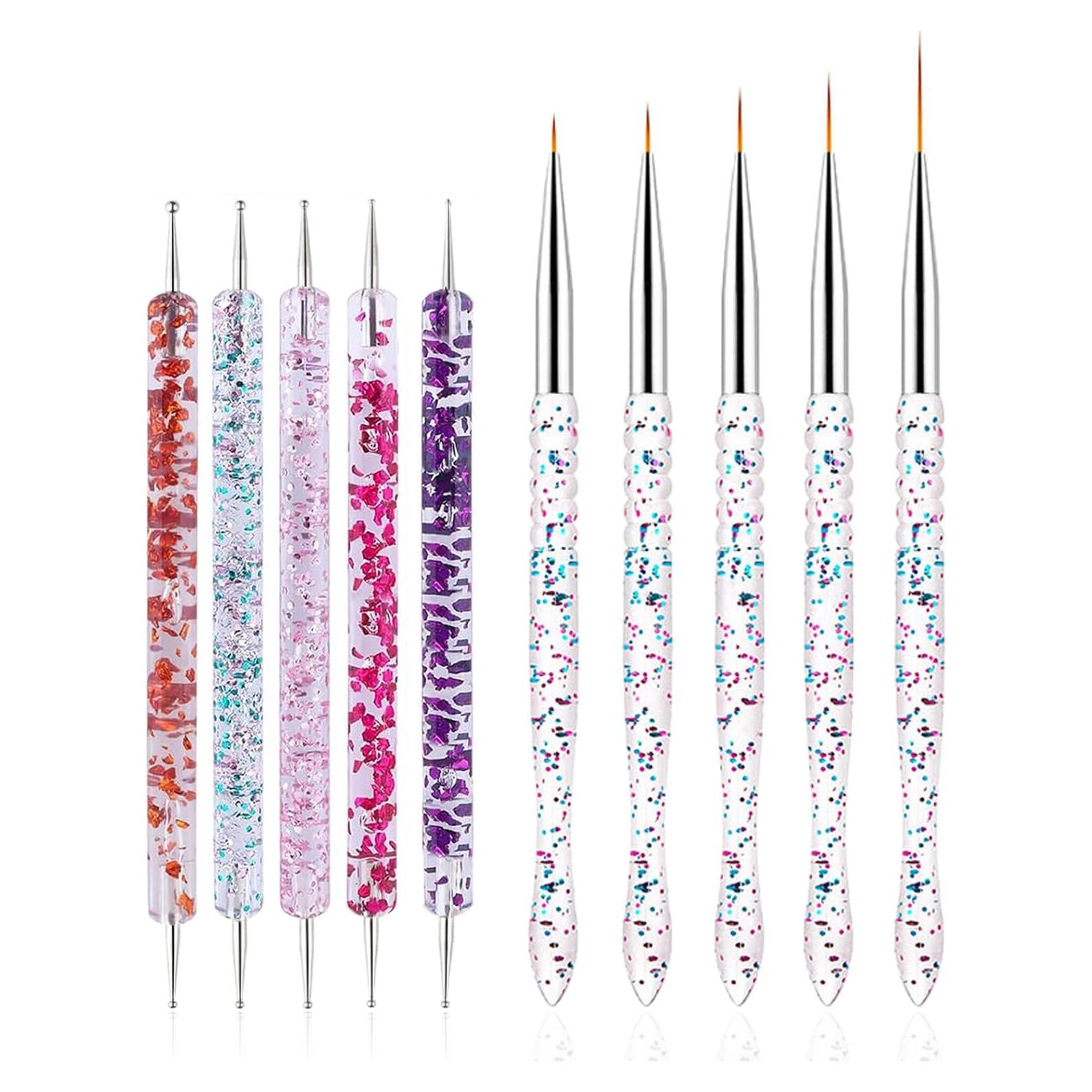 Kit de Herramientas de Punteado de Uñas FULINJOY 10 Pcs