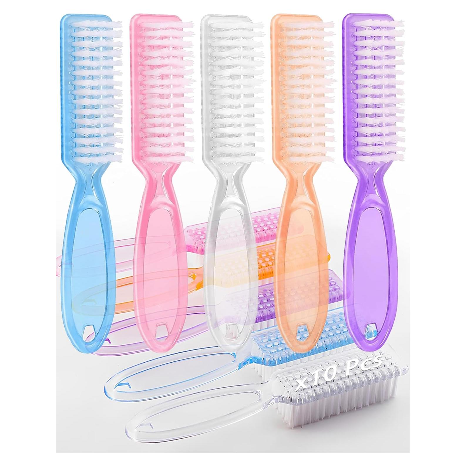 Juego de 10 Pinceles para Uñas Bertork - Manicura y Pedicura