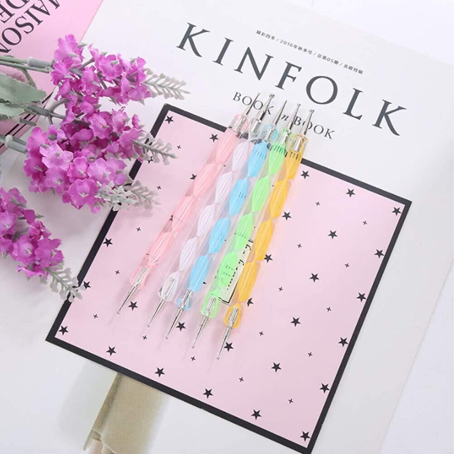 Juego de 20 Herramientas para Uñas JOYJULY - 15 Pinceles y 5 Bolígrafos