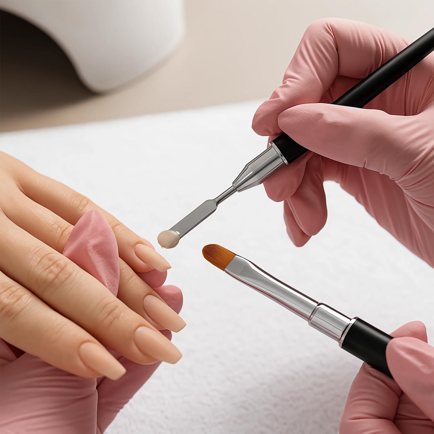 Juego de Pinceles de Uñas Doble Punta JEONEKID 2 Piezas