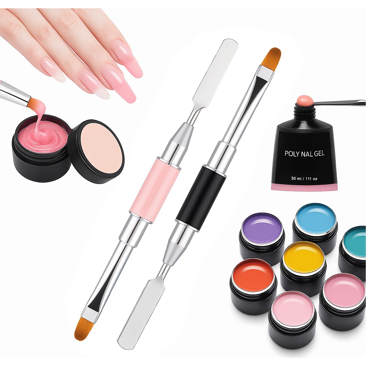 Juego de Pinceles de Uñas Doble Punta JEONEKID 2 Piezas