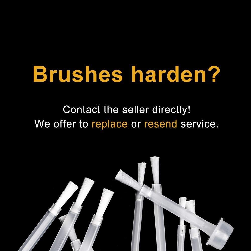 Pinceles de Reemplazo para Polvo de Inmersión AZUREBEAUTY 10pcs