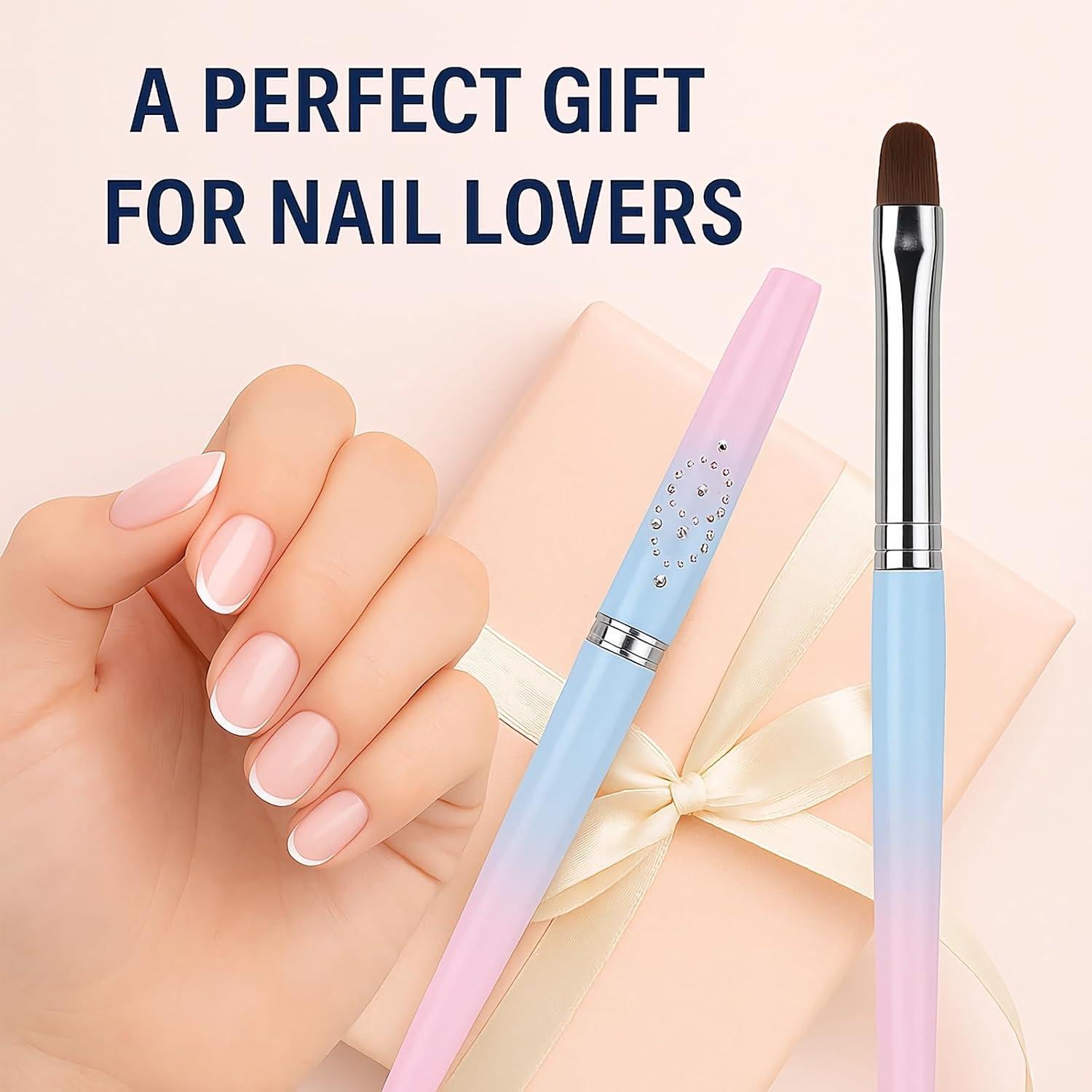 Set de Pinceles de Limpieza para Uñas JEONEKID - 3 Piezas