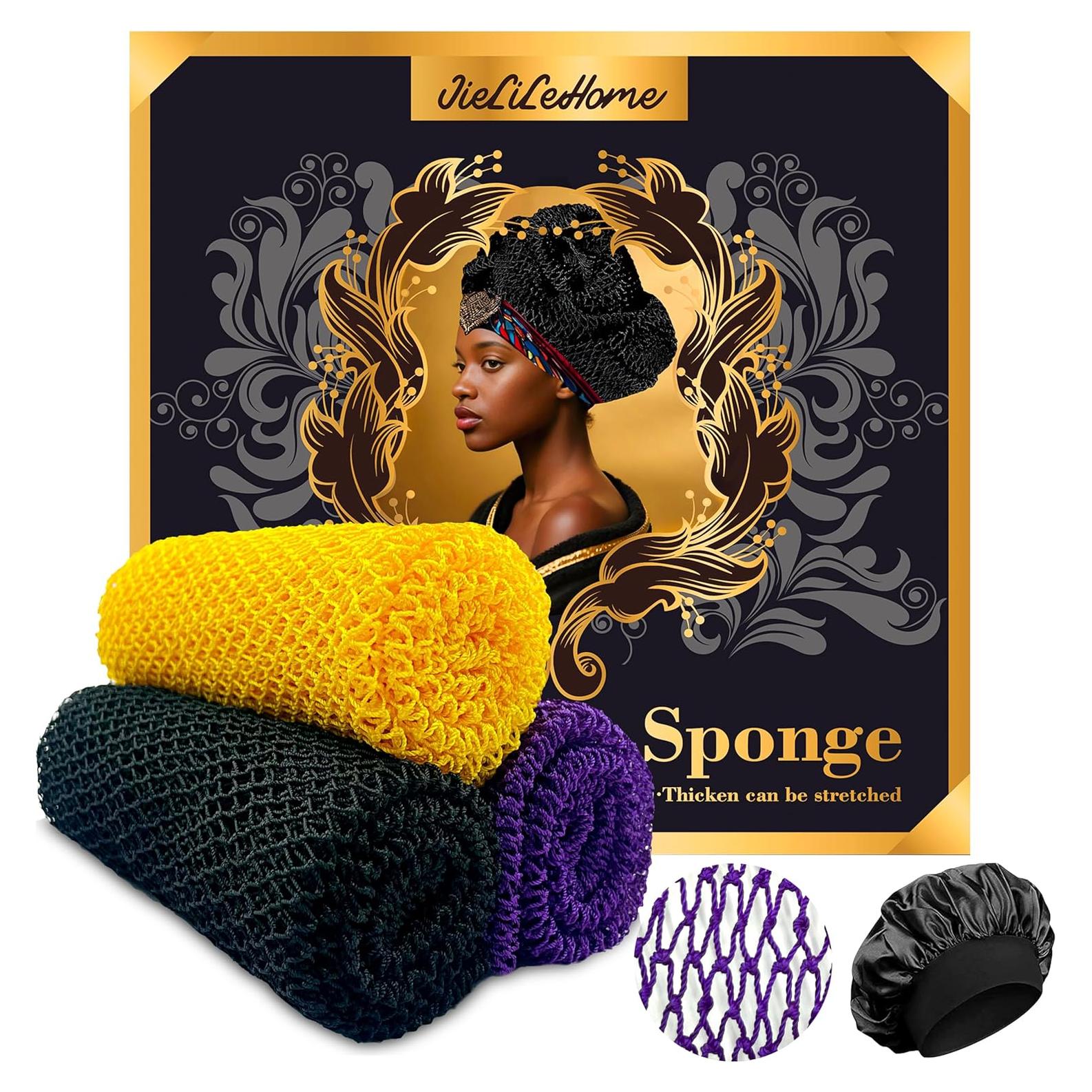 Esponja Exfoliante de Red Africana JieLiLeHome 81cm 3 Colores