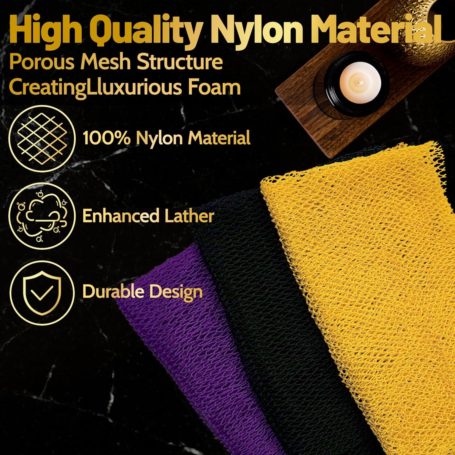 Esponja Exfoliante de Red Africana JieLiLeHome 81cm 3 Colores