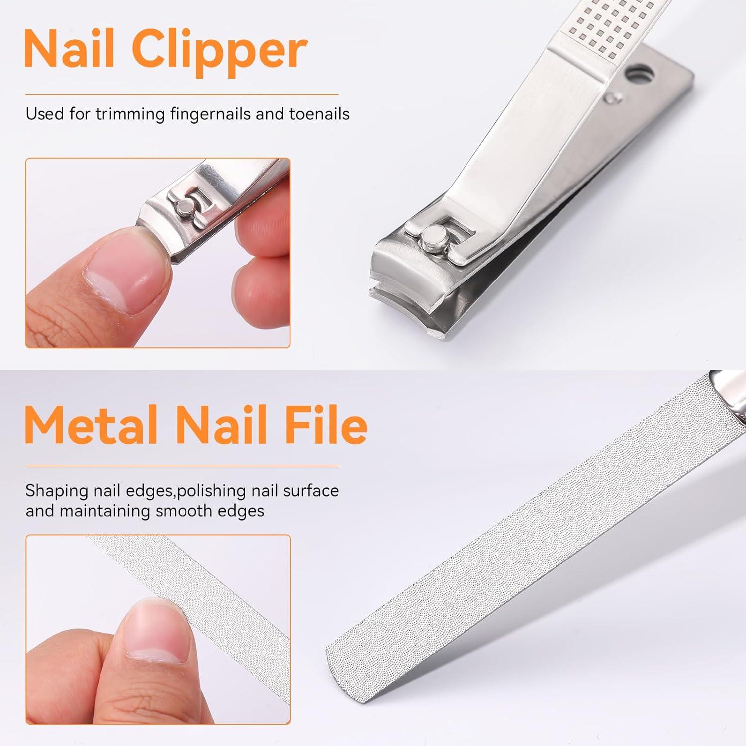 Kit de Pedicura Profesional Famlife 7 Piezas Acero Inoxidable