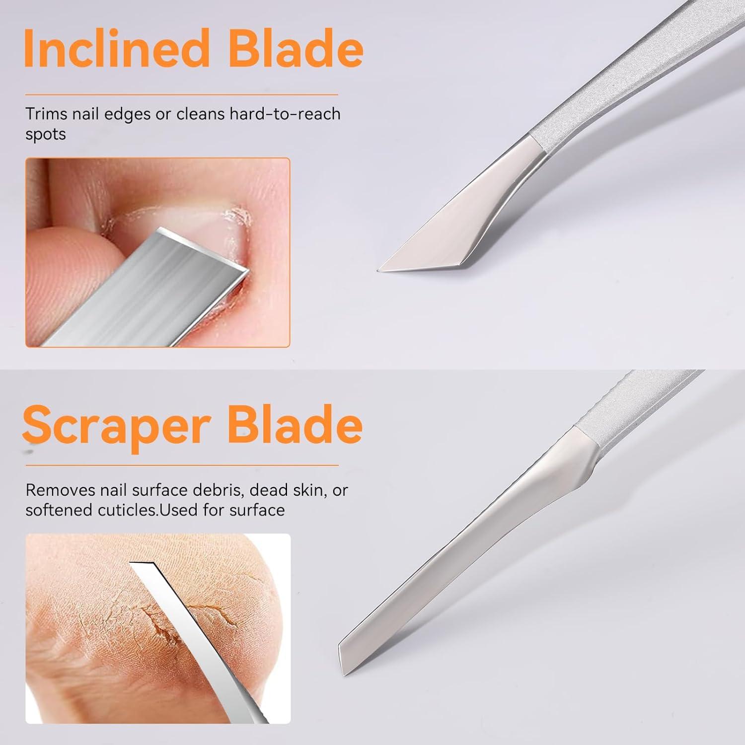 Kit de Pedicura Profesional Famlife 7 Piezas Acero Inoxidable