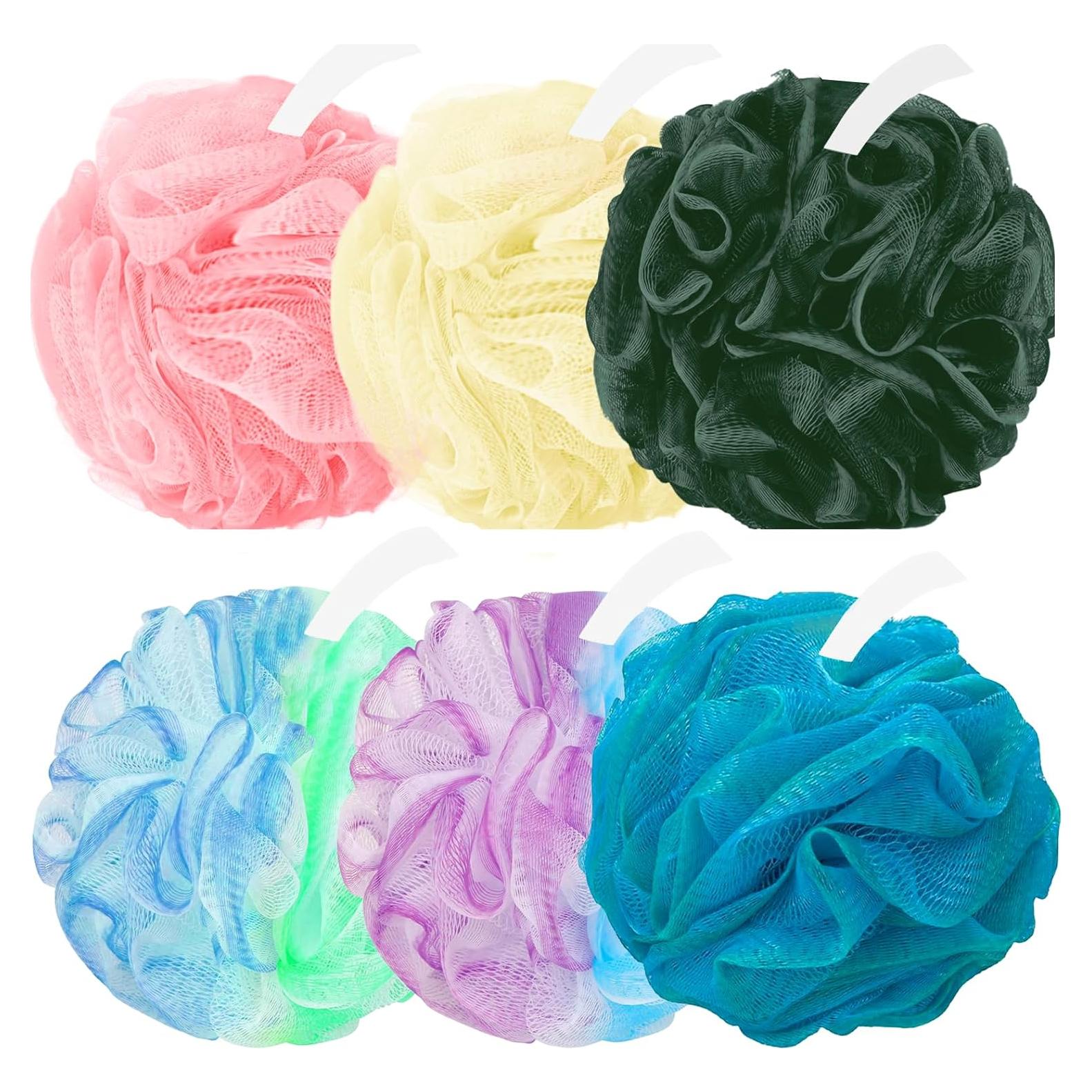 Esponjas de Lufa Amazerbst - Paquete de 6 Exfoliantes 50g