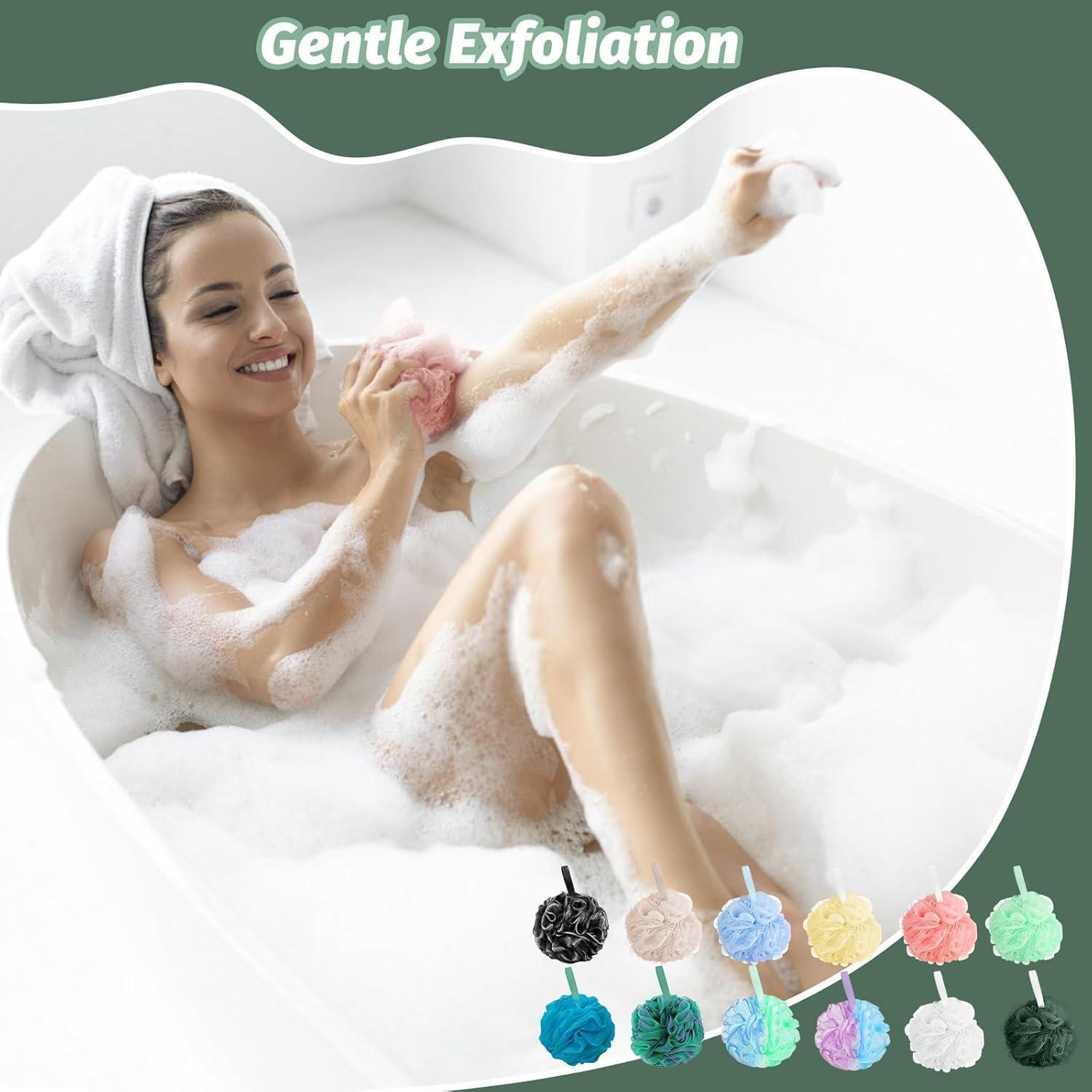 Esponjas de Lufa Amazerbst - Paquete de 6 Exfoliantes 50g