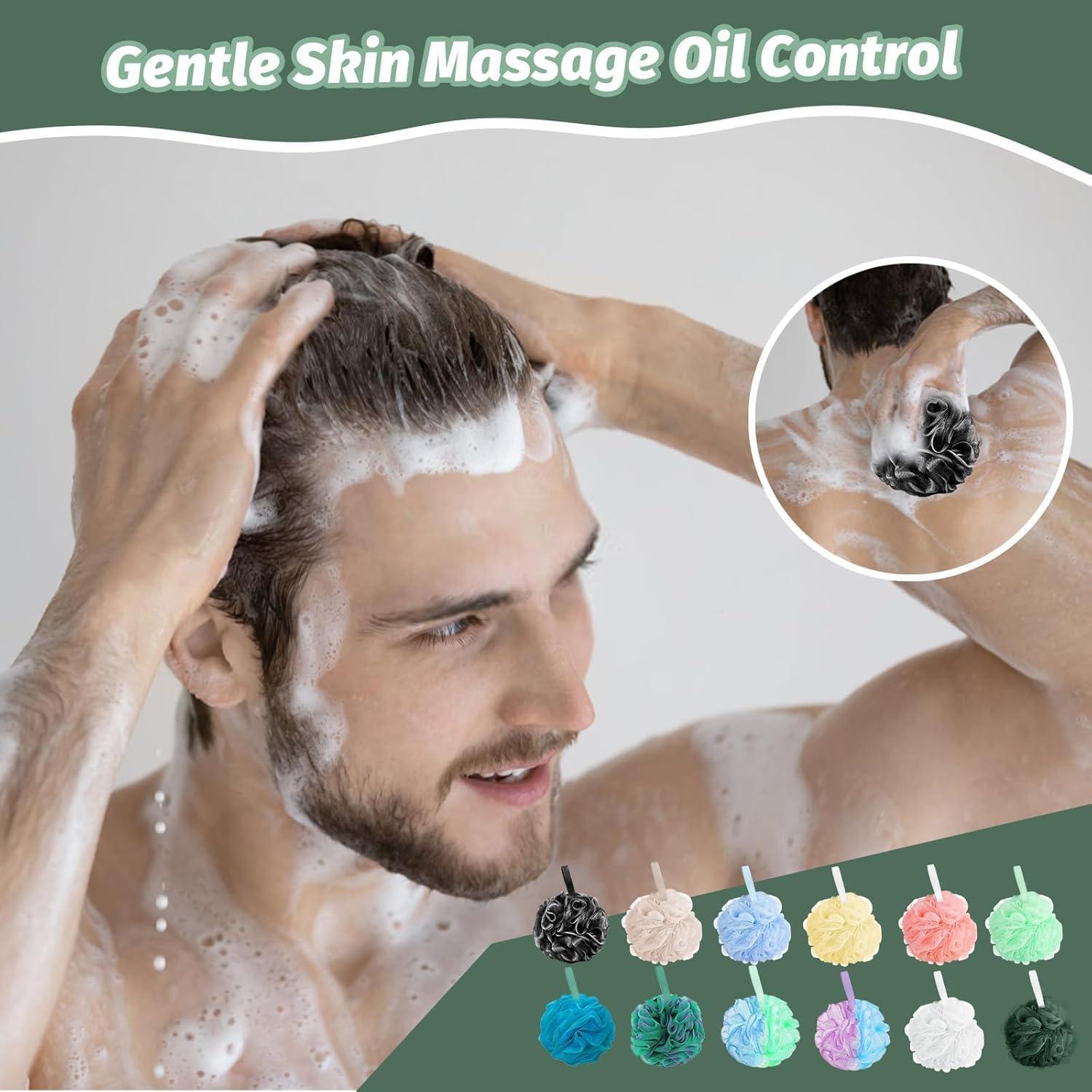 Esponjas de Lufa Amazerbst - Paquete de 6 Exfoliantes 50g