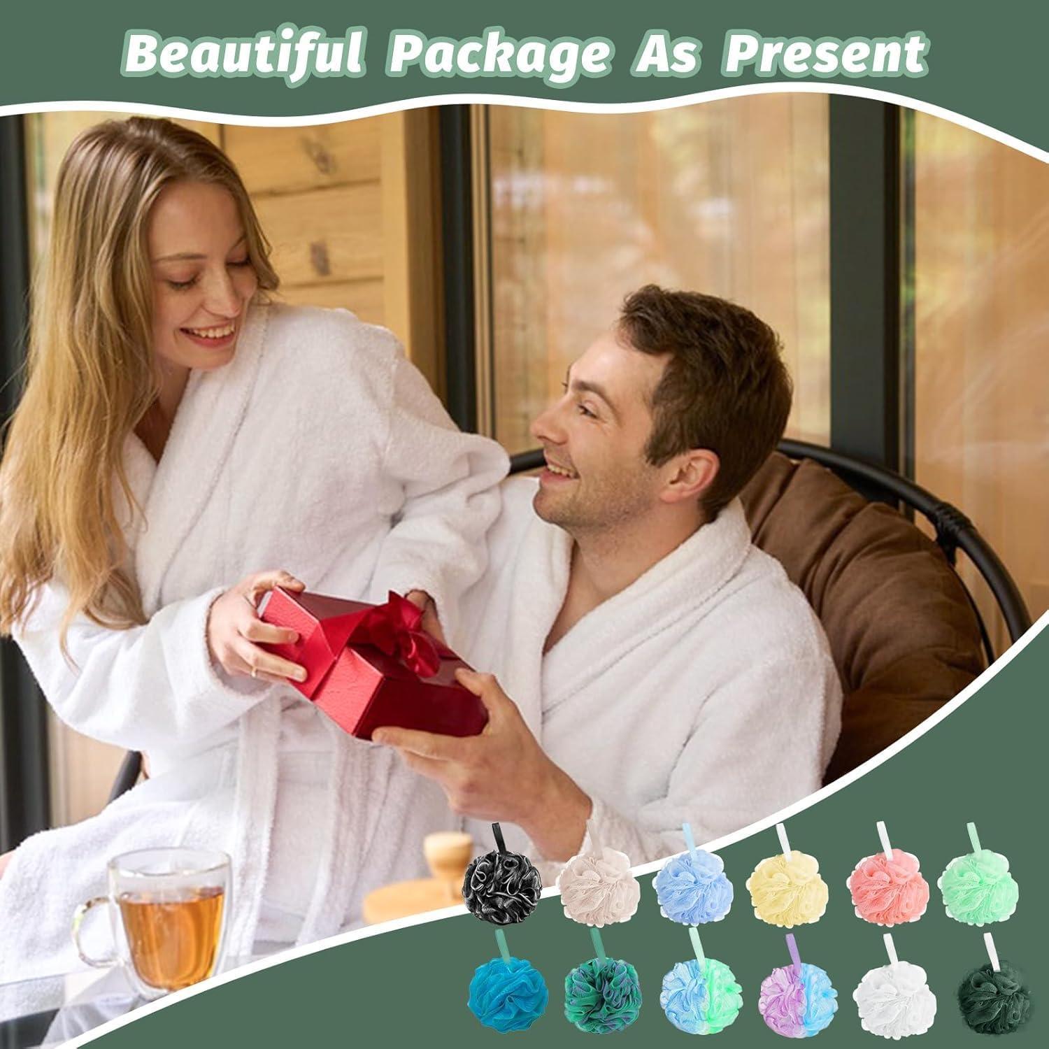 Esponjas de Lufa Amazerbst - Paquete de 6 Exfoliantes 50g