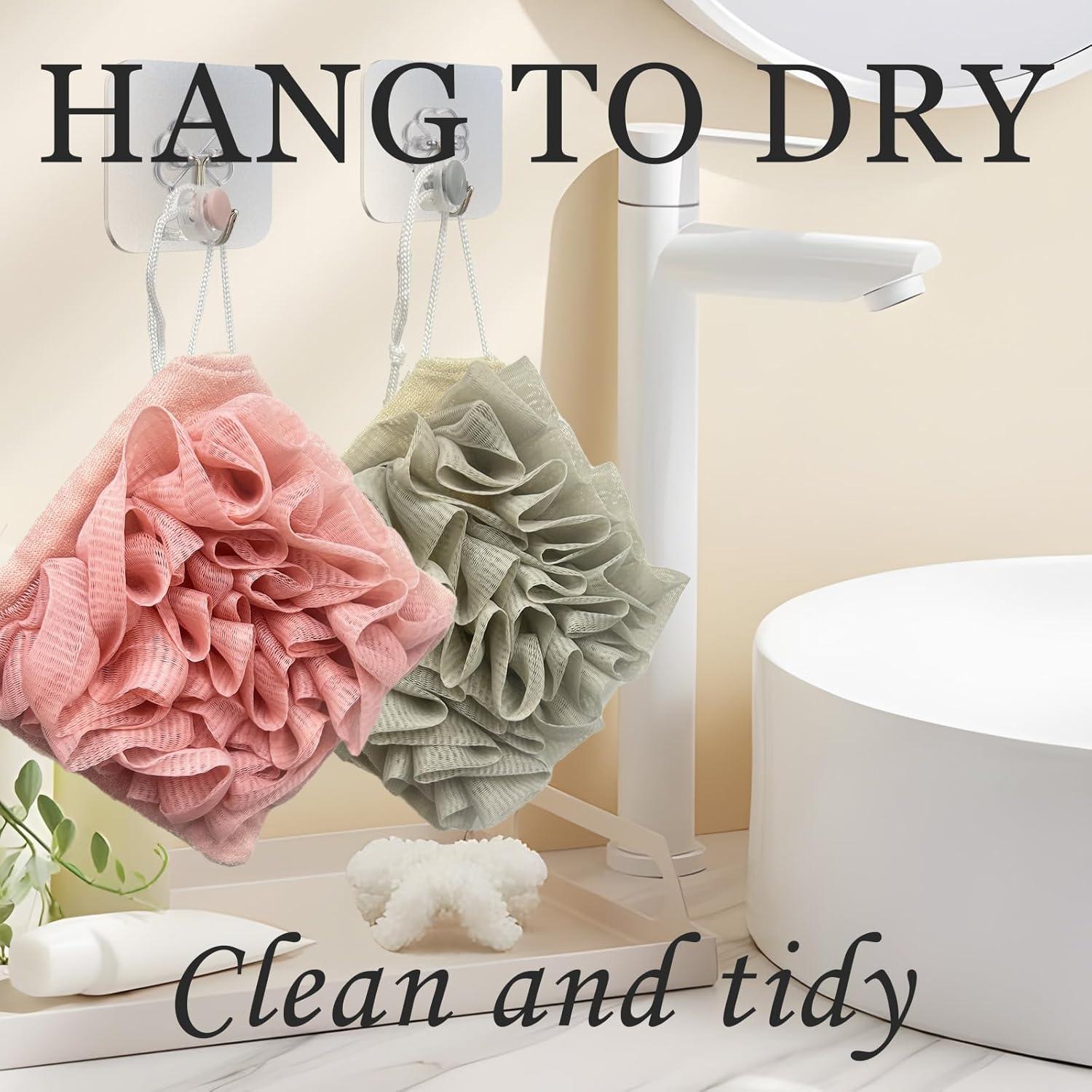 Combo Esponja Loofah Natural y Toalla 2 en 1 WBXZIXN