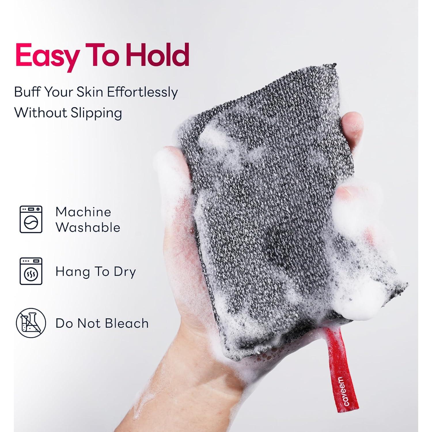 Esponja Exfoliante Corporal Caveem Doble Textura 2 Piezas