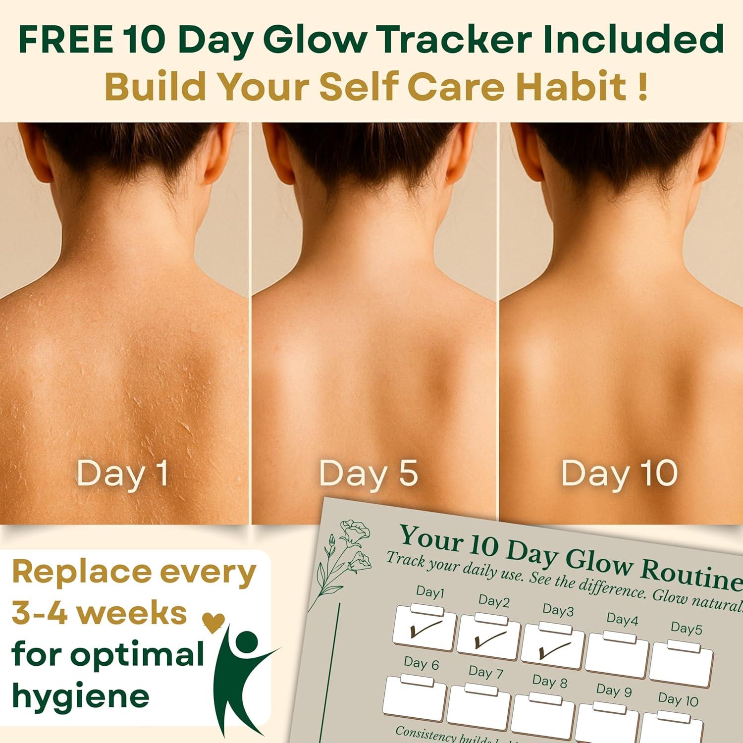 Esponja de Loofah Natural Egipcia 2 en 1 con Mango Exfoliante