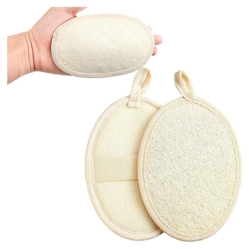 Esponja Exfoliante de Loofah Natural AMTEADM - 2 Unidades