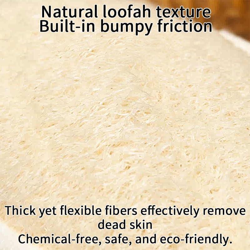 Esponja Exfoliante de Loofah Natural AMTEADM - 2 Unidades
