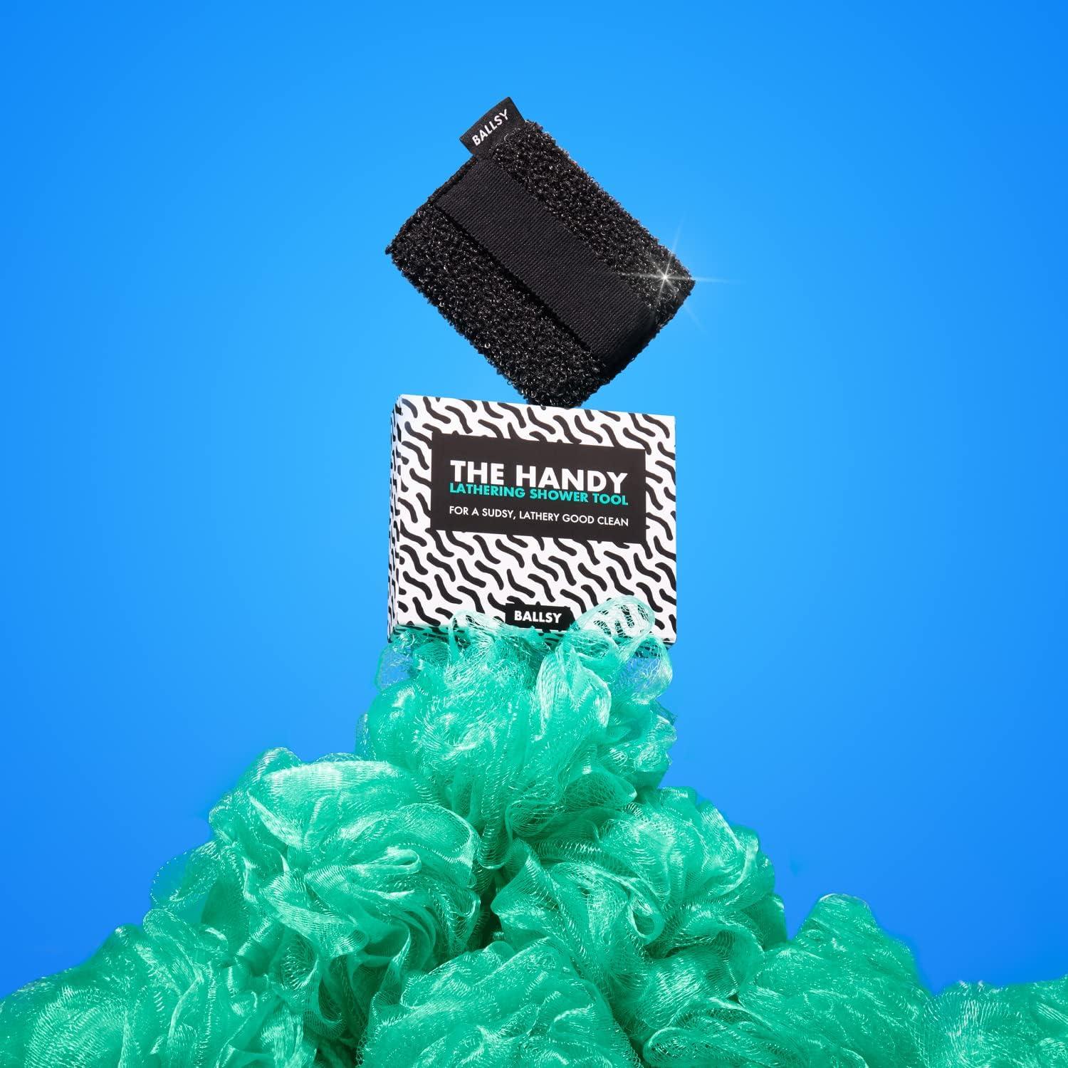 Esponja Exfoliante de Ducha Ballsy Handy - Genera Espuma Extra