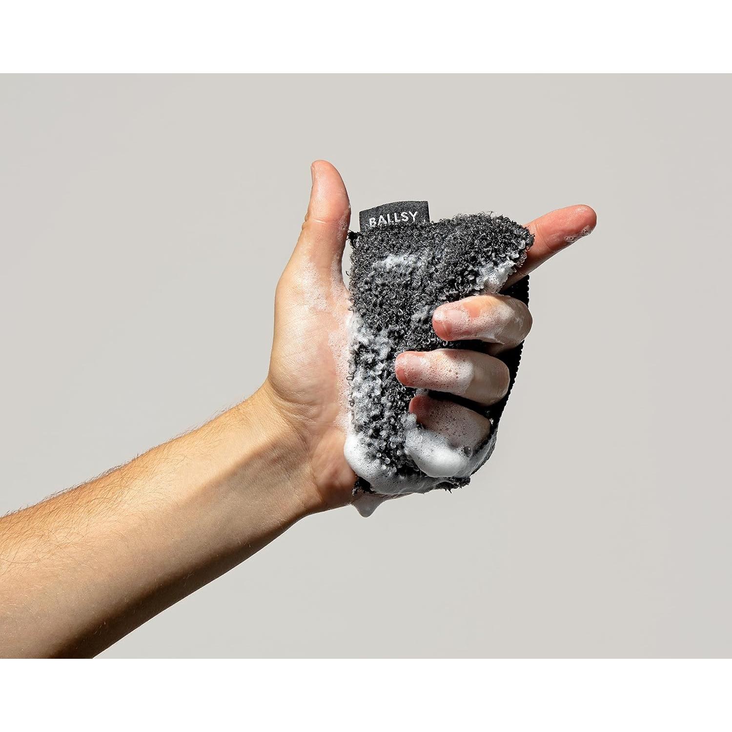 Esponja Exfoliante de Ducha Ballsy Handy - Genera Espuma Extra