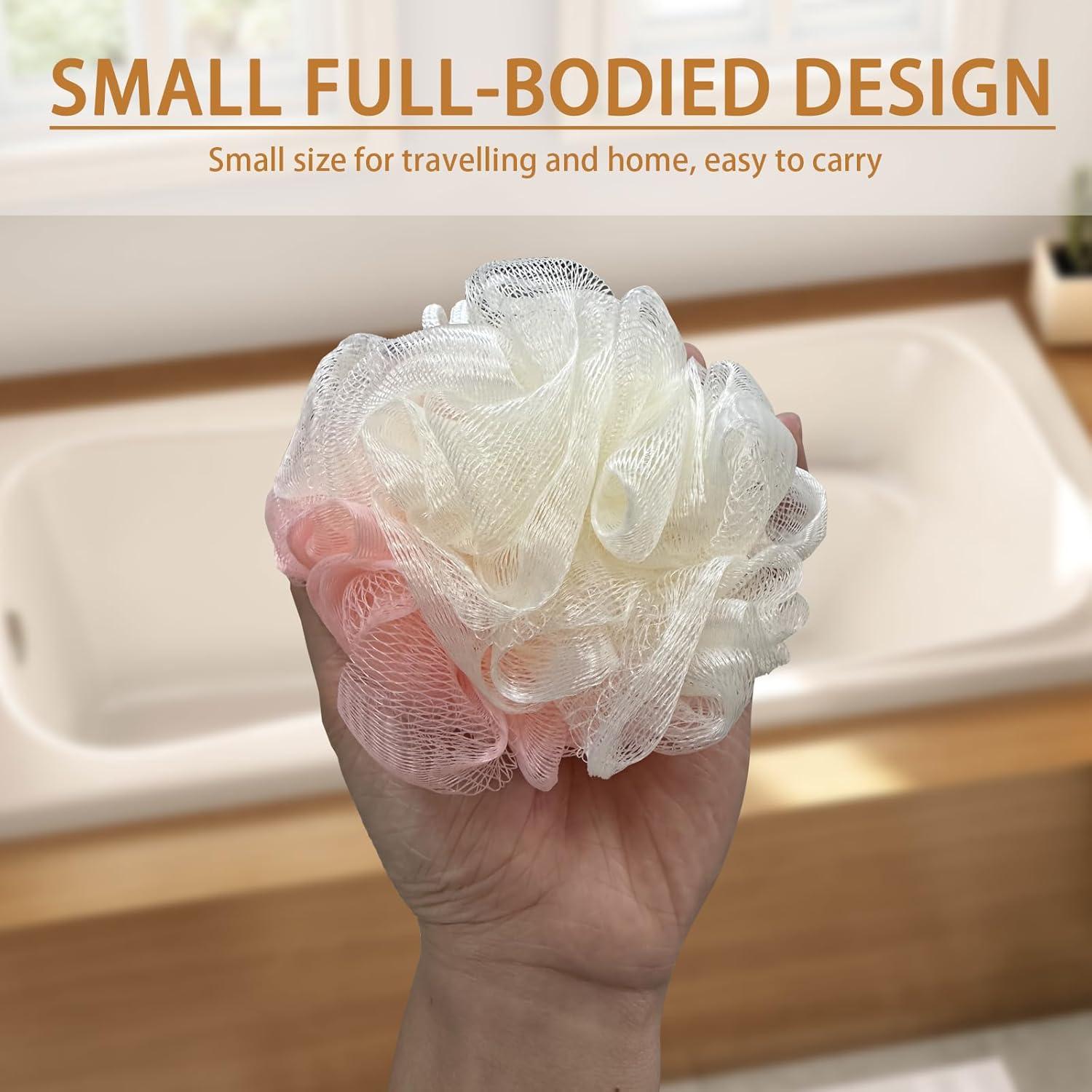 Paquete de 20 Esponjas de Baño Lufa BEAGERUO Mini 10 cm