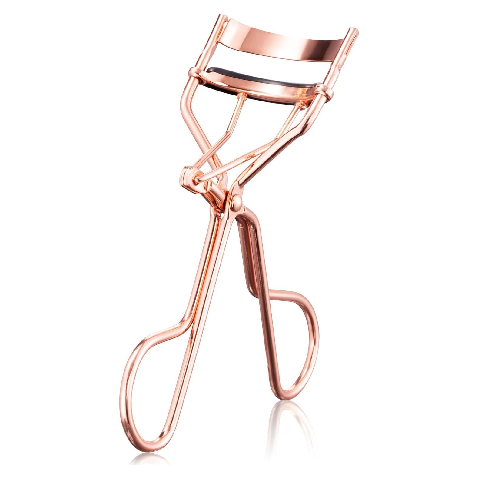 Rizador de Pestañas Profesional Sawkit Oro Rosa - Compacto y Ergonómico