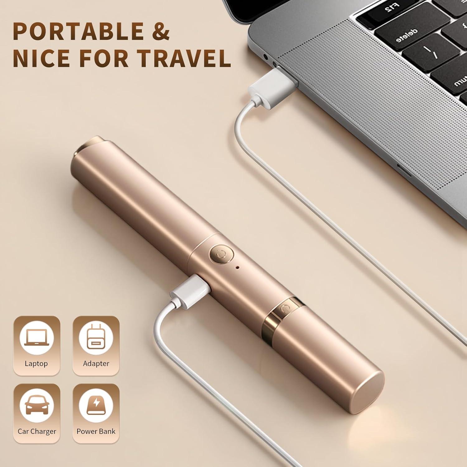 Rizador de Pestañas Eléctrico Lurini 2 en 1 Recargable Tipo C