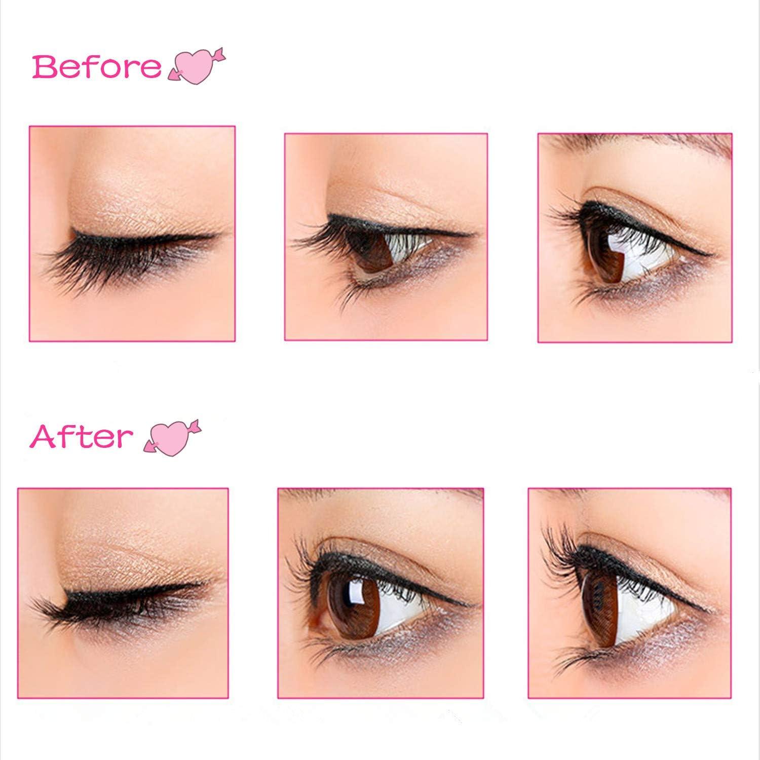 Rizador de Pestañas Anzline Acero Inoxidable con Peine 10.7cm