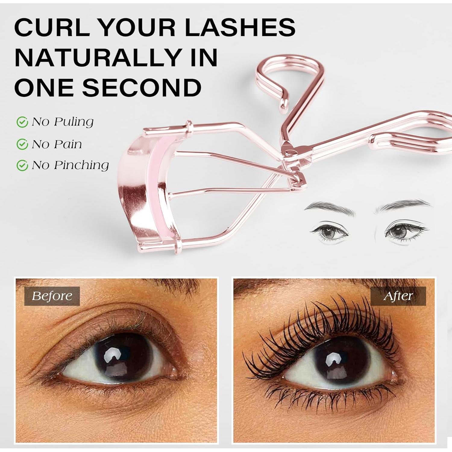 Rizador de Pestañas Profesional Cut it con 3 Almohadillas