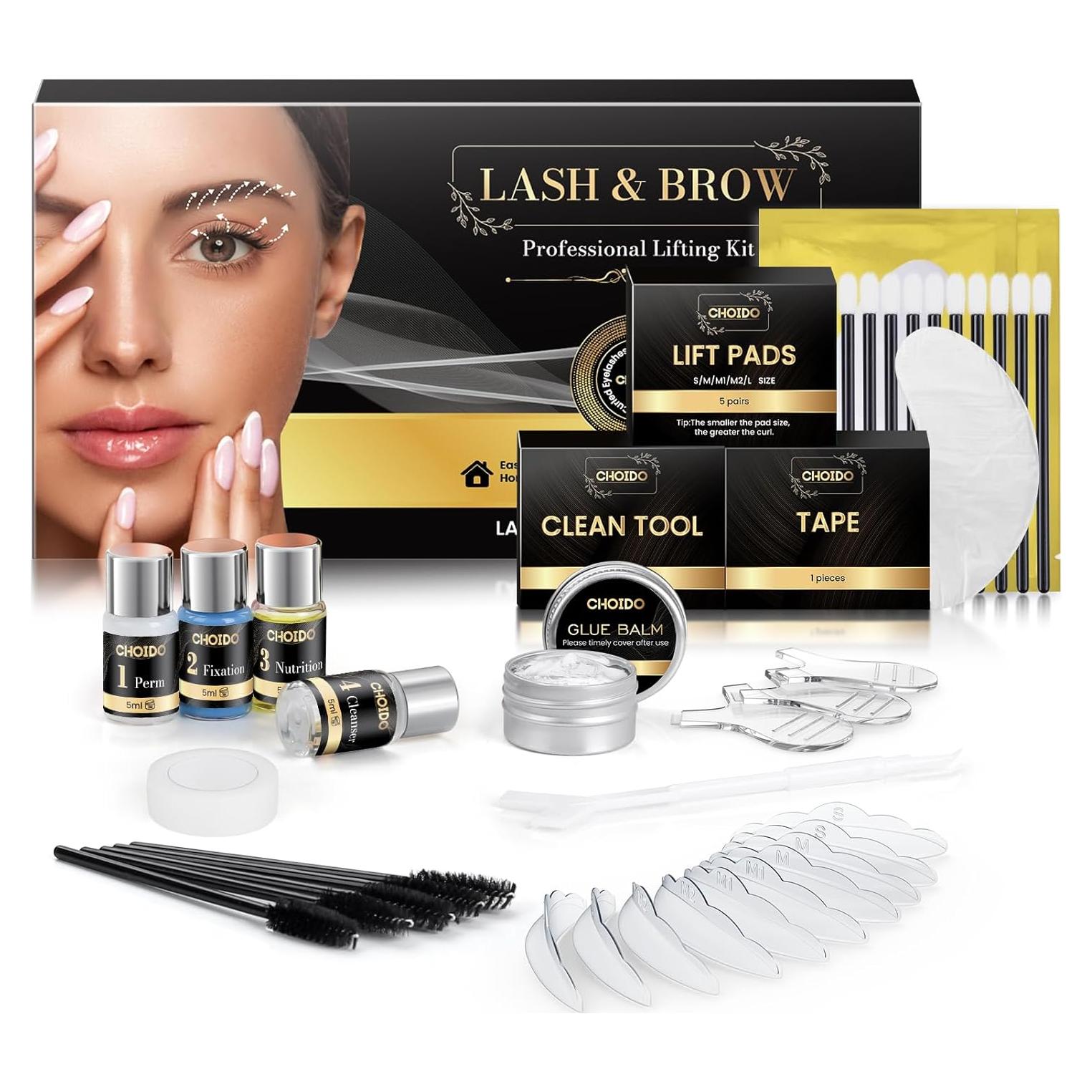Kit de Elevación de Pestañas y Laminado de Cejas Choido 2 en 1