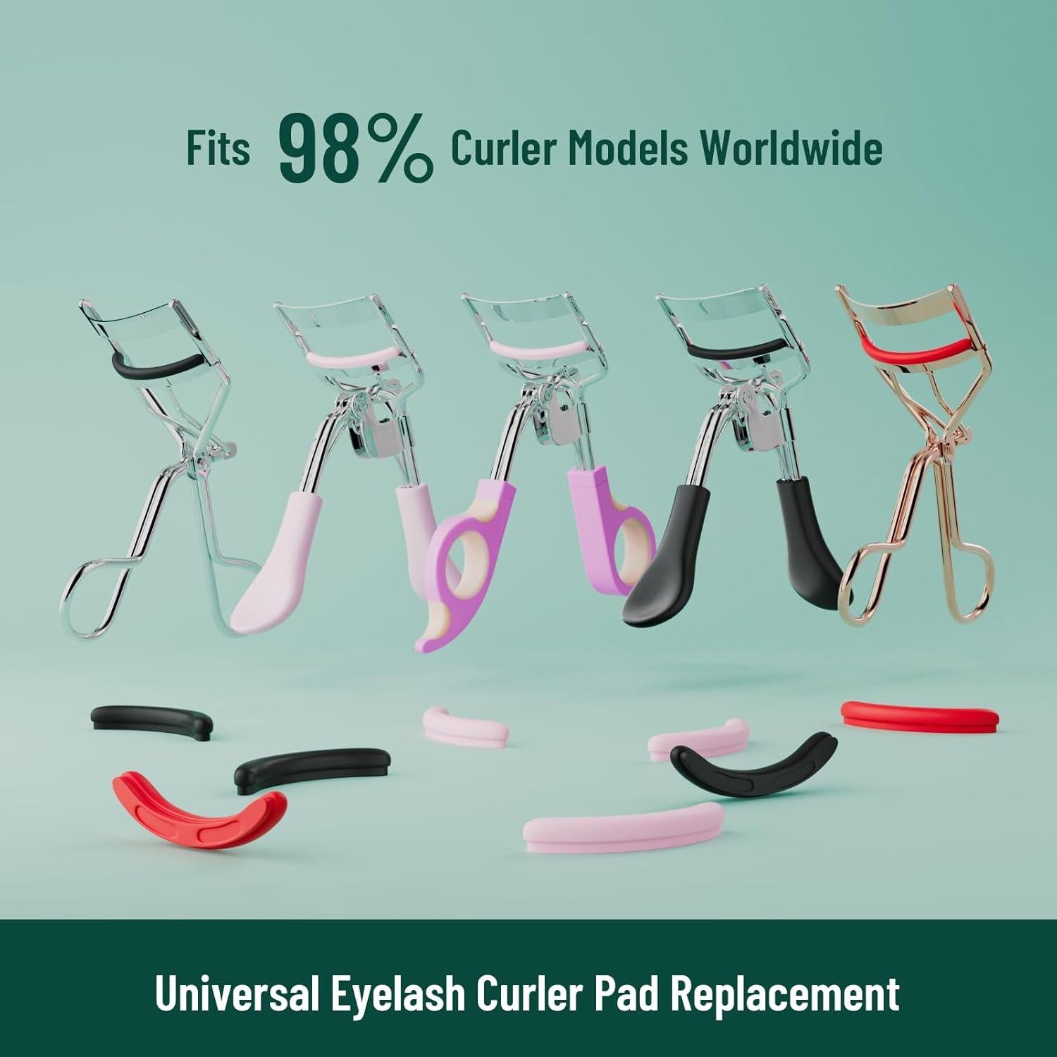 Recambios de rizador de pestañas Goldenrich 30PCS colores