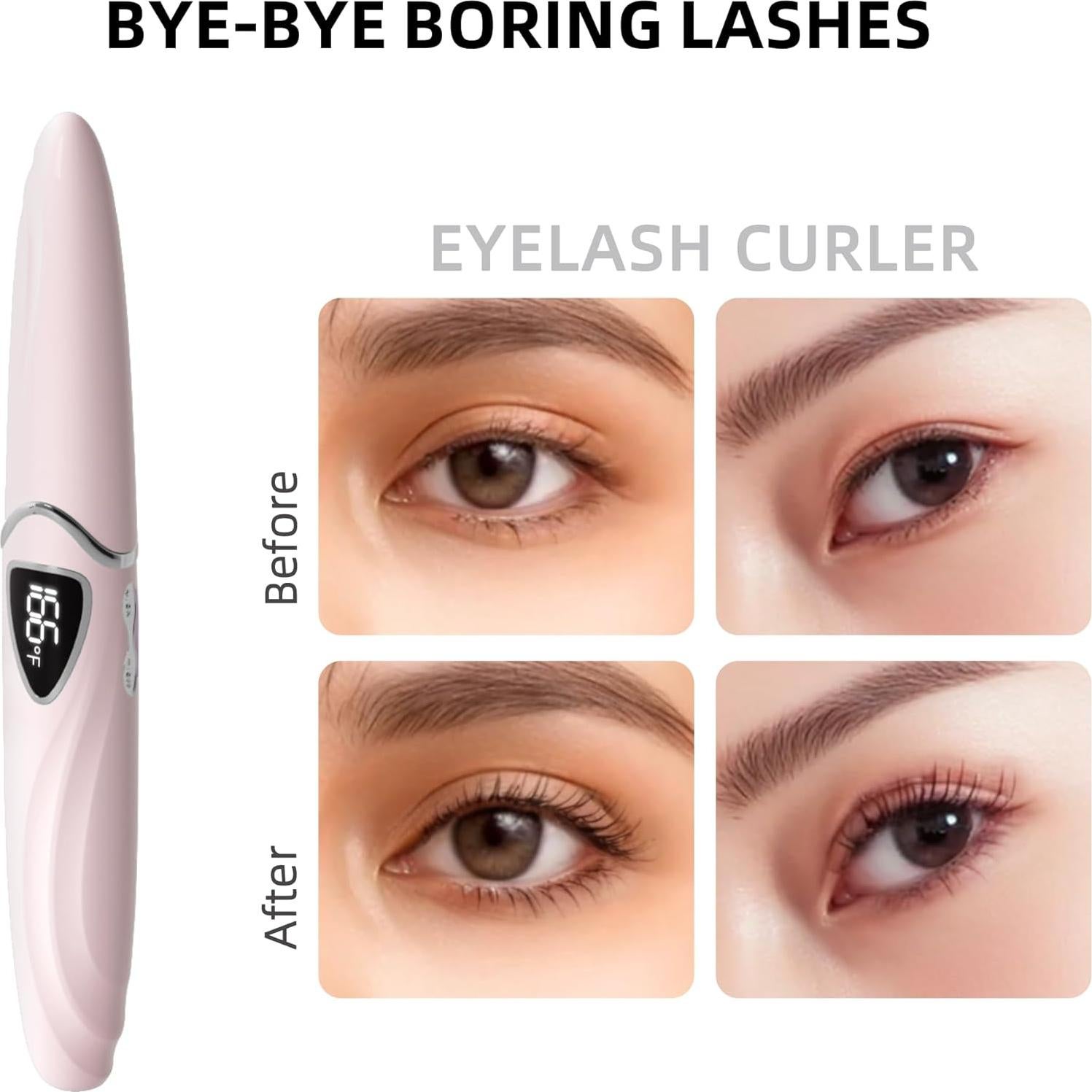 Rizador de Pestañas Eléctrico EYECURL S600 Rosa Primrose