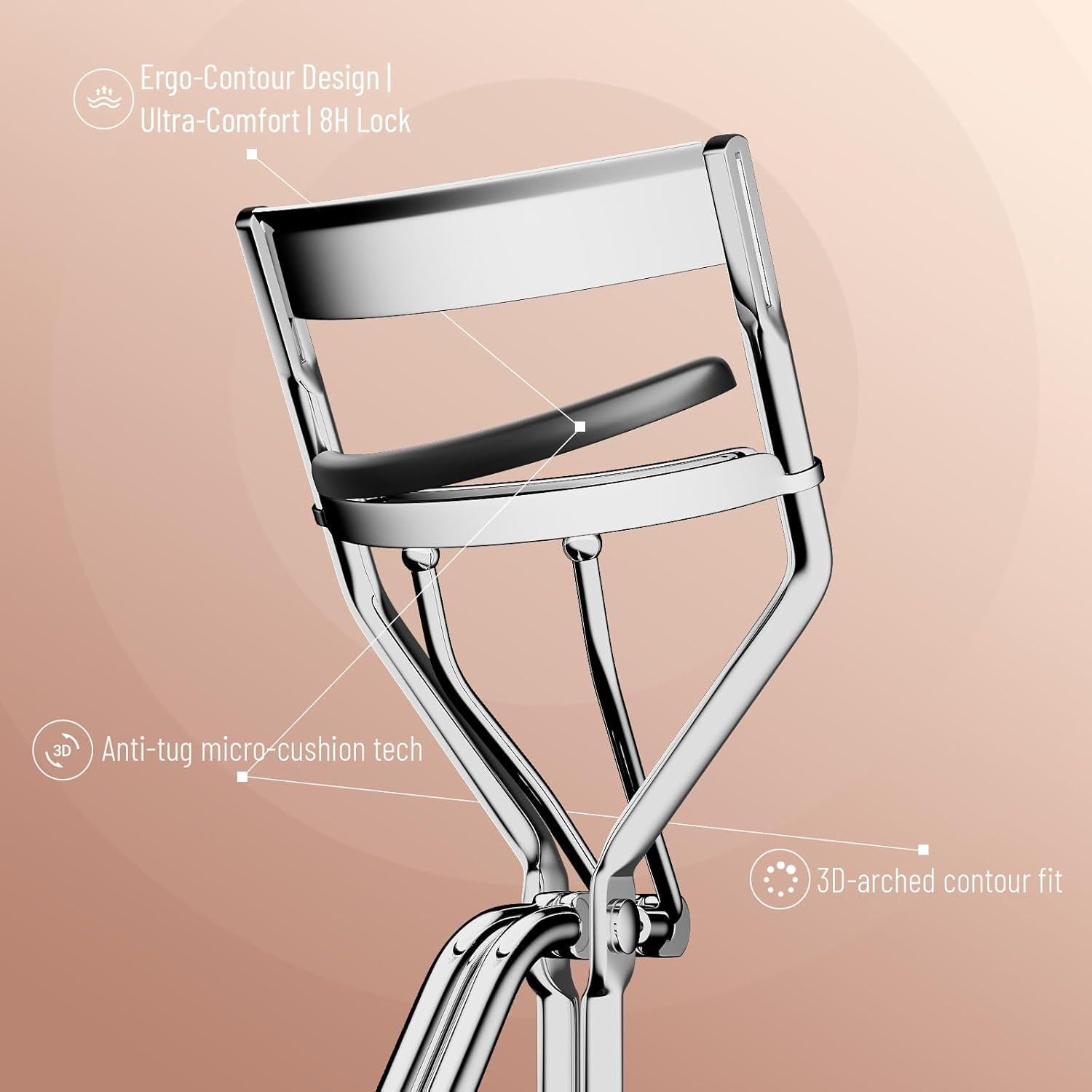 32 Almohadillas de Rizador de Pestañas Whalrace - Coloridas y Suaves