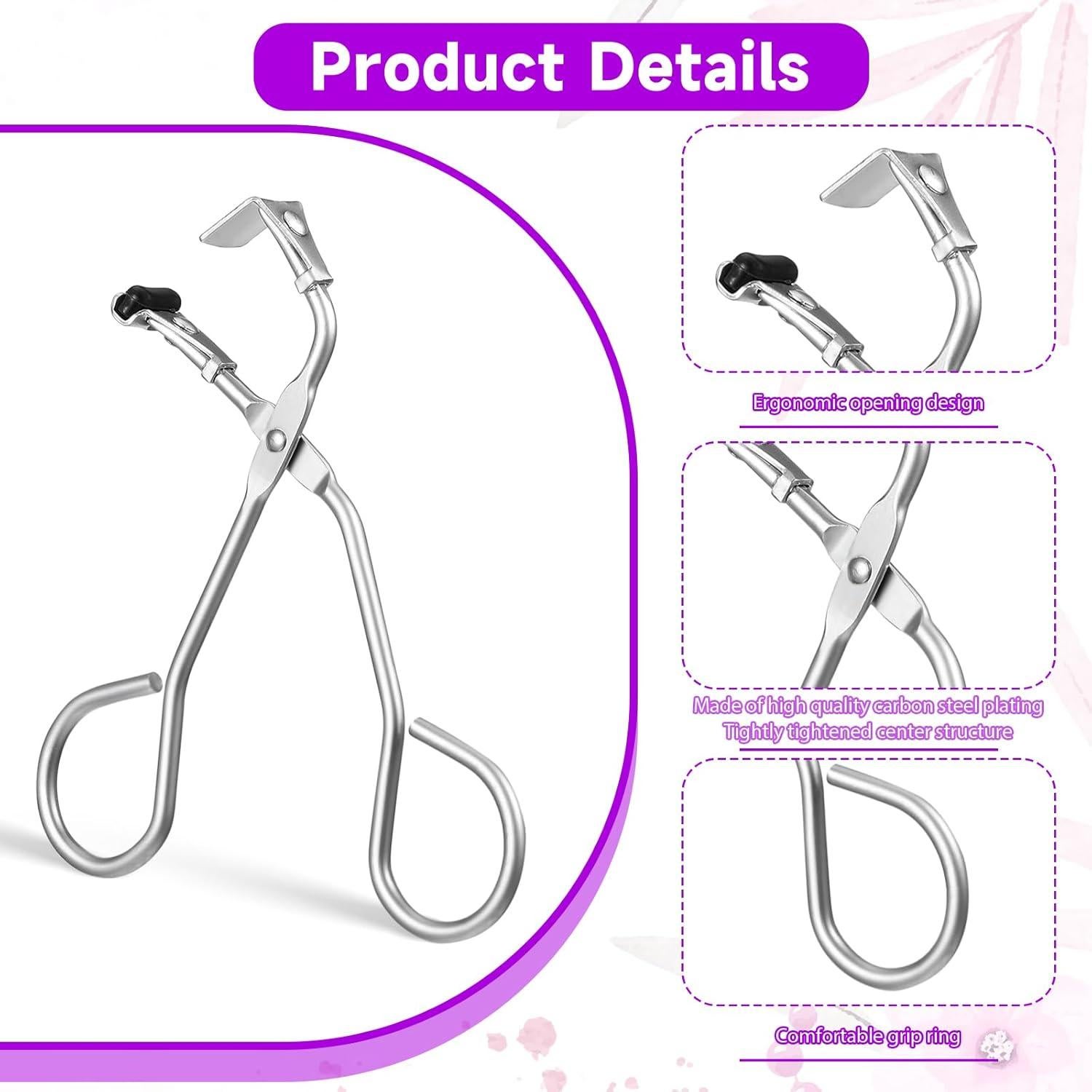 Rizador de Pestañas Mini MBAIYO con Almohadilla de Silicona