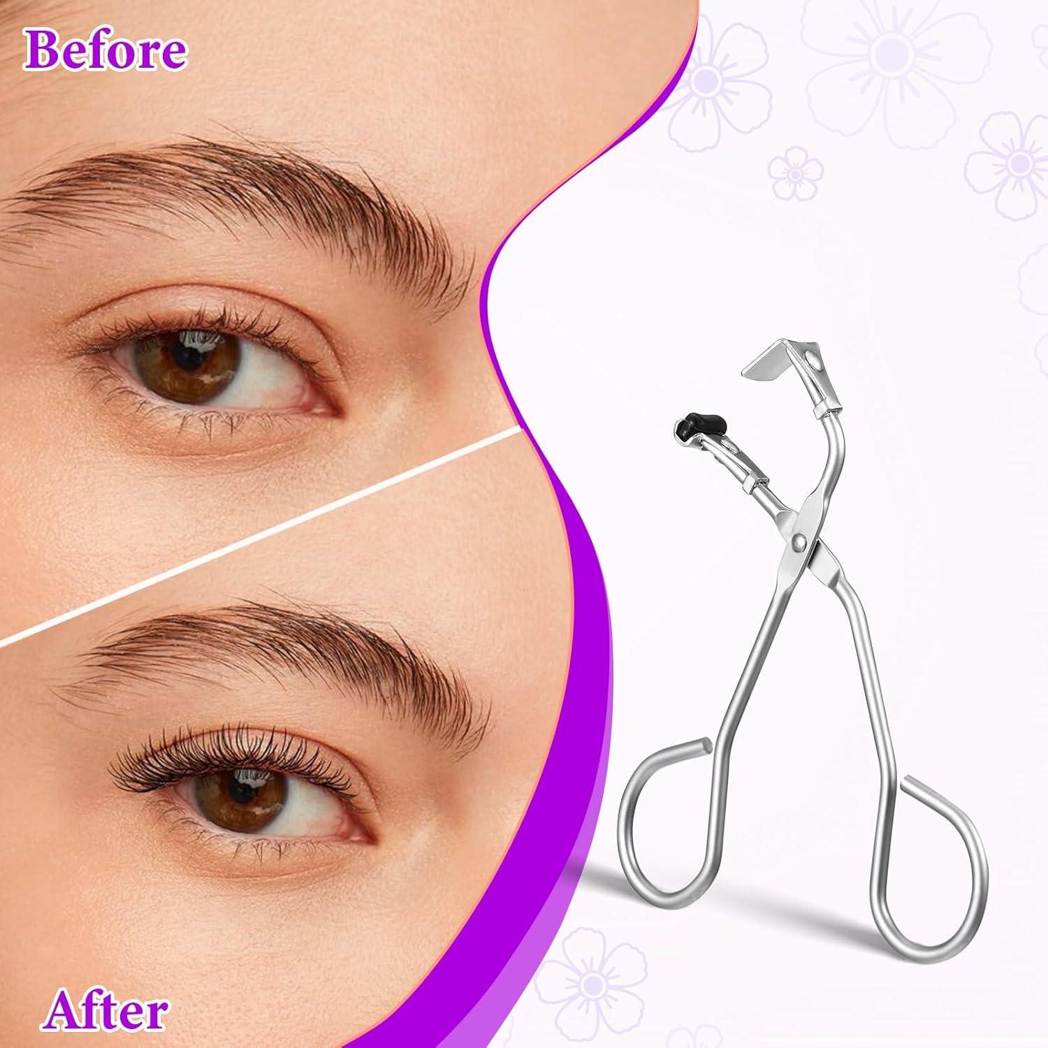 Rizador de Pestañas Mini MBAIYO con Almohadilla de Silicona