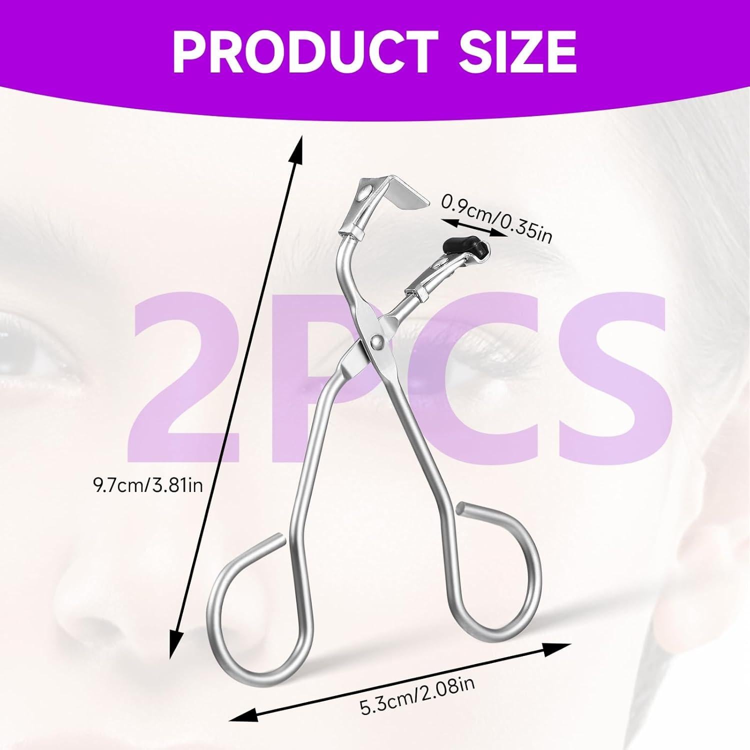 Rizador de Pestañas Mini MBAIYO con Almohadilla de Silicona