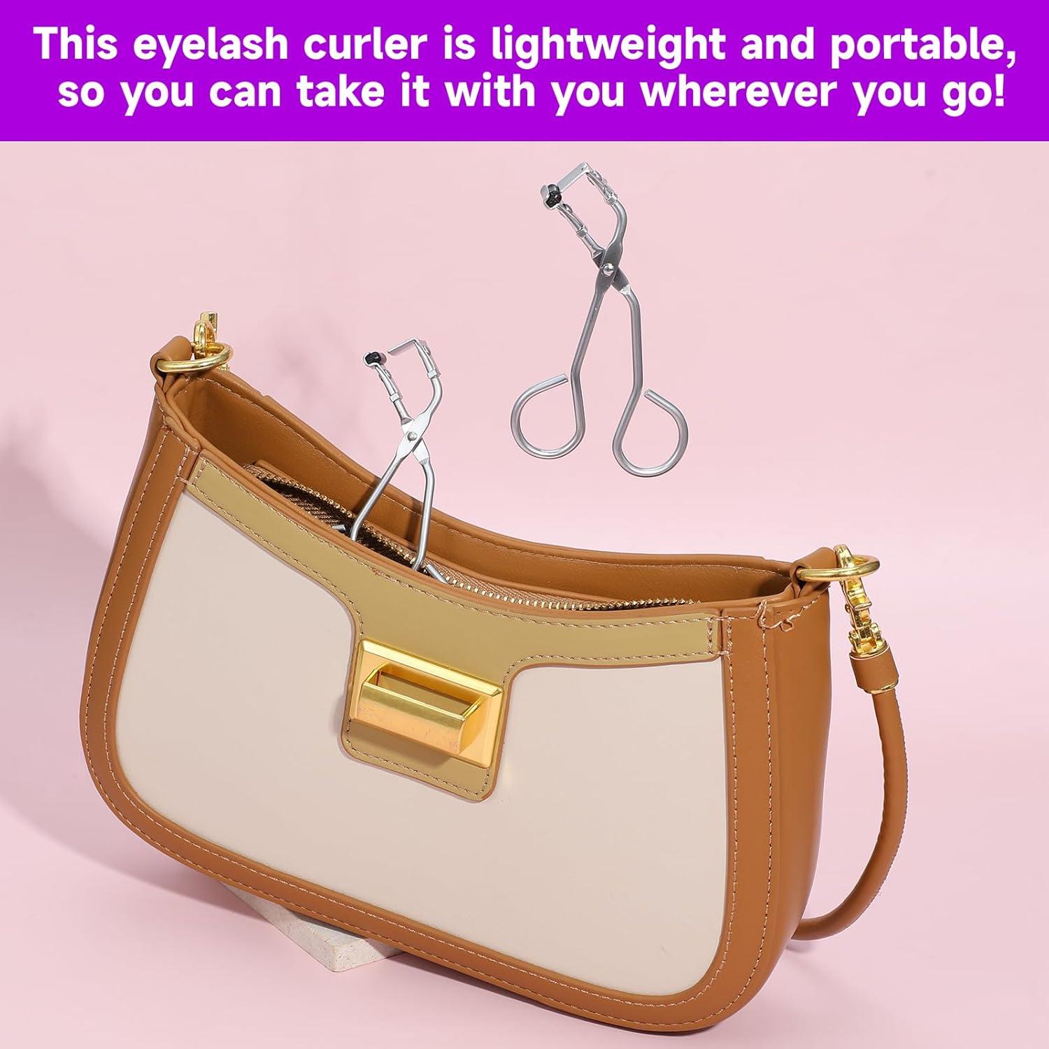 Rizador de Pestañas Mini MBAIYO con Almohadilla de Silicona