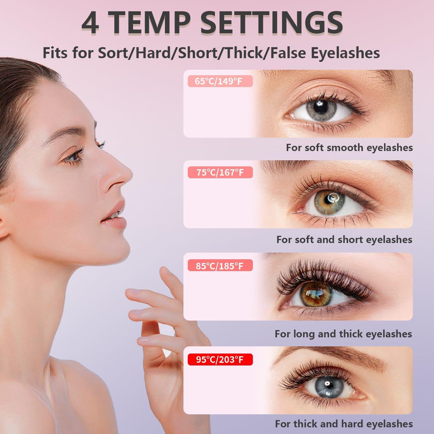 Rizador de Pestañas Calentado URSOBTF Recargable Tipo C