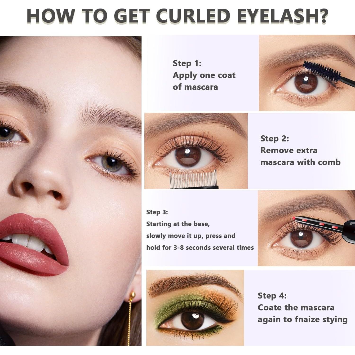 Rizador de Pestañas Calentado URSOBTF Recargable Tipo C