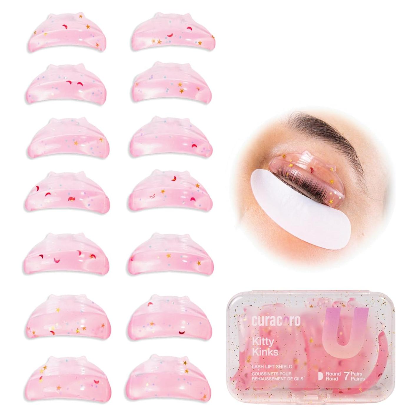 Elevadores de Pestañas Curacoro 14 Piezas Silicona Reutilizables