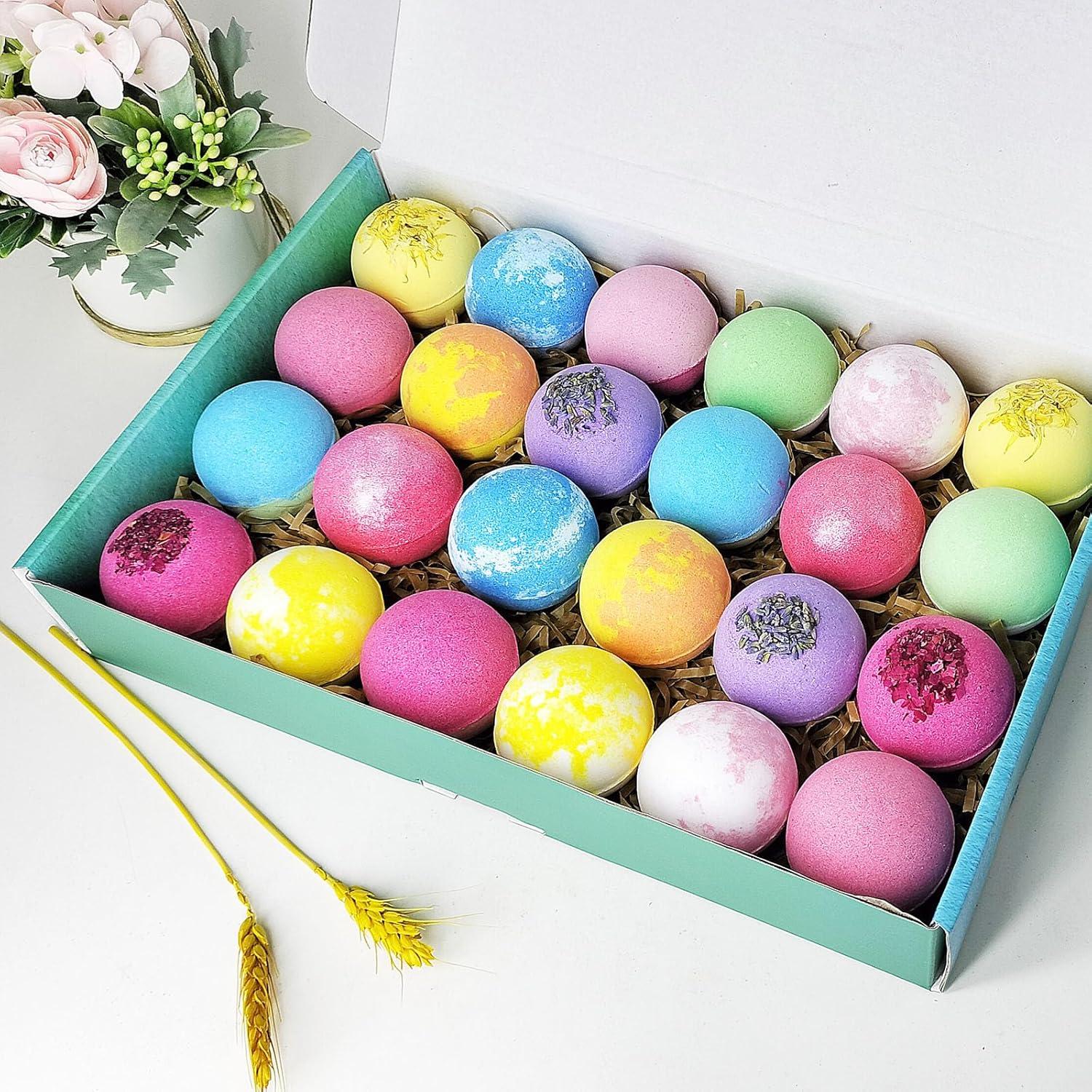 Juego de 24 Bombas de Baño Hidratantes Beautifier Life