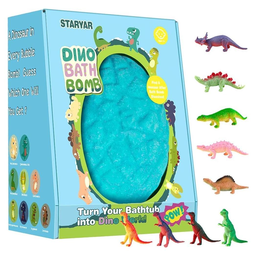 Set de Bombas de Baño Dino STARYAR 6 Piezas 180g